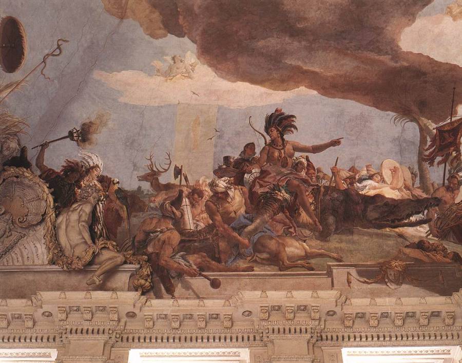 Tiepolo Giambattista - Apollon et les continents (Amerique - gauche).jpg